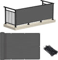 LOVE STORY 2.5' x 8' Balcony Privacy Screen Cover by LOVESTORY