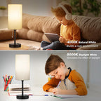 17in Bedside Table Lamp for Bedroom, Desk Lamp - Image 6