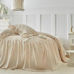 Ruffle Skirt Bedspread Set Flower Style - Image 5