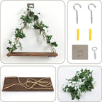 Floating Shelves for Wall, Hanging Shelves, Room Decor, Wall Decor, Boho Decor - Image 5