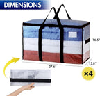 TAILI 4 Pack Clear Extra Large Moving Bags, Storage Bag - Image 3