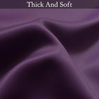 SimpleHome Ombre Purple to Grey White Curtains - Image 8