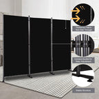 Room Divider 3 Panel-102''Wide Folding Privacy Screen, Large Partition Wall | - Image 3