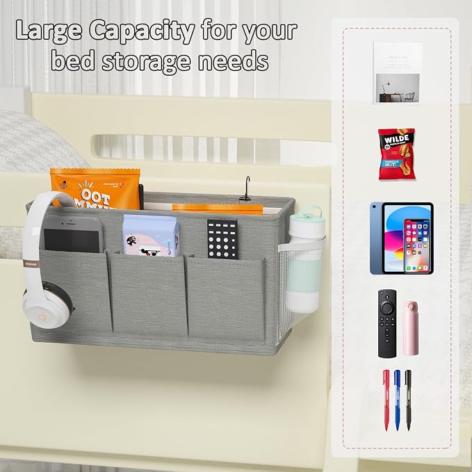 Bedside Caddy Storage Organizer - Image 5