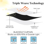 RYB HOME Blackout Thermal Insulated Curtain - Image 4