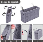 Cotton Rope Woven Bedside Caddy - Image 7