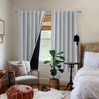 BGment Light Grey 100% Blackout Curtains 63 Inches Long - Image 9