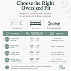 HZ & HY Oversized Queen Bedspreads, Seaglass | Generous Coverage, 5-Piece Quilt - Image 2