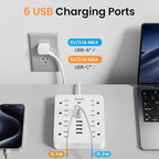 Surge Protector Power Strip - Image 4