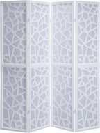 Roundhill Furniture Giyano 4 Panel Screen Room Divider by RoundhillFurniture