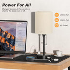 Small Bedside Table Lamp for Bedroom - Image 4