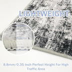 Abstract Runner Rug 3x7 Ft Washable Runners - Image 5
