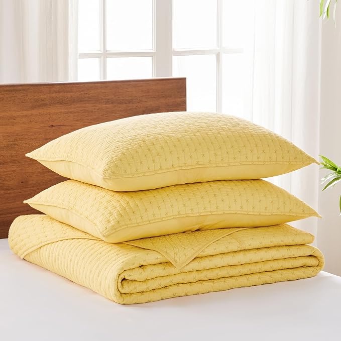 Levtex Home Cross Stitch Reversible Full Bedspread Set - Image 3