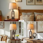 SRJJA Table Lamps for Living Room End Table Set of 2 - Image 4