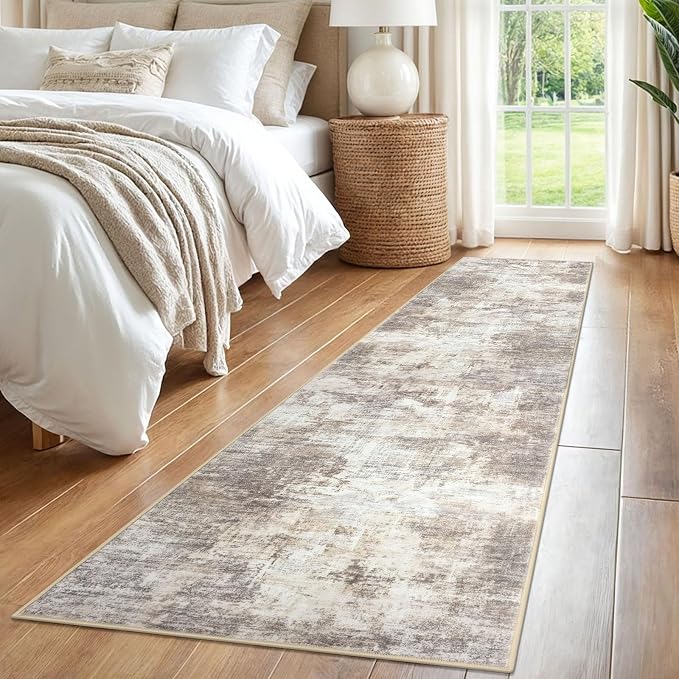 Abstract Runner Rug 2x8 Ft Washable Runners - Image 9