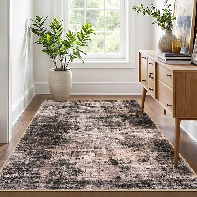 Abstract Area Rug 4x6 Ft Washable Rugs - Image 9