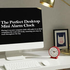 AYRELY® 4.5" Analog Alarm Clock, Small Retro Desk Clock and Table Clock | - Image 4
