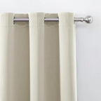Total Blackout Light Beige Curtains - Image 8