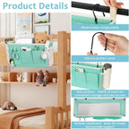 Bedside Caddy, Bedside Storage Bag Hanging Organizer - Image 4