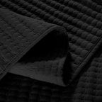 Queen Quilt-Lightweight Bedspreads Black Queen Size Quilt Bedding Set | Soft - Image 5