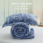 Bedsure Infinity Blue Twin/Twin XL Comforter Set - Image 7