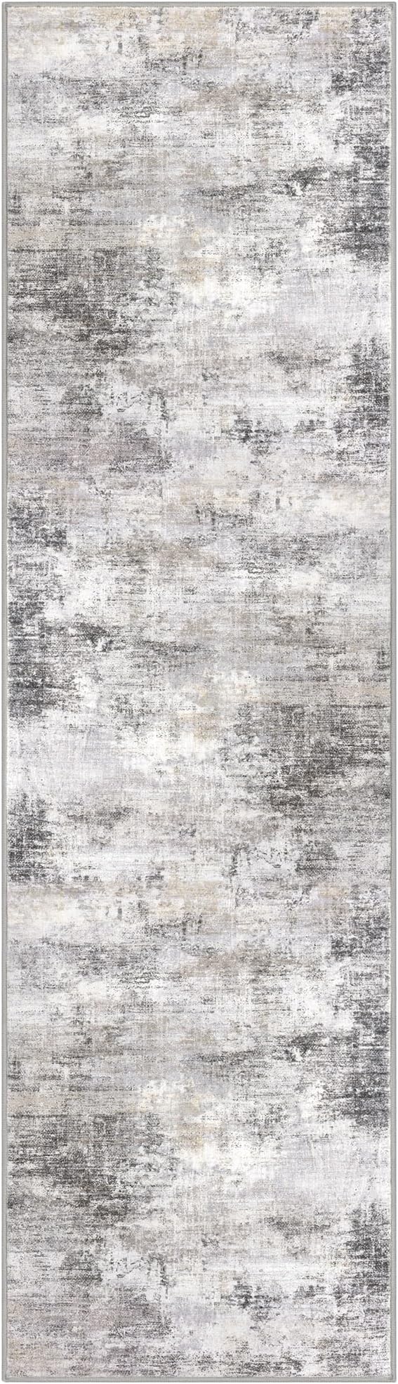 Abstract Runner Rug 2x7 Ft Washable Runners - Image 9