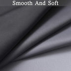 SimpleHome Ombre Gradient Black White to Gray Curtains - Image 7