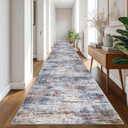 Abstract Runner Rug 3x20 Ft Extra Long Washable Runners - Image 8