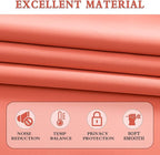 Coral Blackout Curtain Panels - Image 5