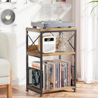 Simple Trending Record Player Stand, Turntable Stand - Image 3