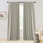 NICETOWN Chenille Velvet Curtains 96 inches Length 2 Panels - Image 7