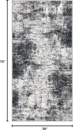 Abstract Runner Rug 3x6 Ft Washable Runners - Image 2