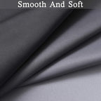 SimpleHome Ombre Gradient Black White to Gray Curtains - Image 7