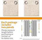 YoungsTex Warm Beige Linen Blackout Curtains - Image 7