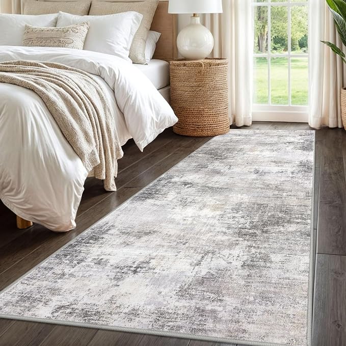 Abstract Runner Rug 3x8 Ft Washable Runners - Image 9