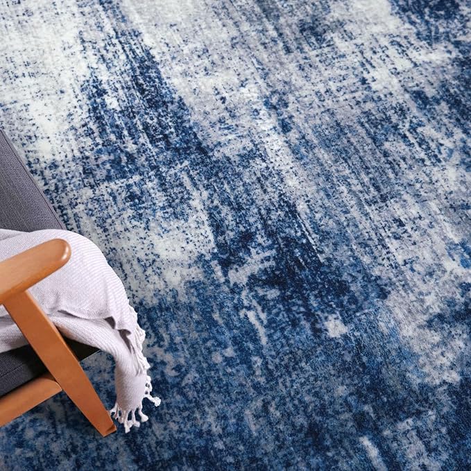 Abstract Runner Rug 2x7 Ft Washable Runners - Image 7