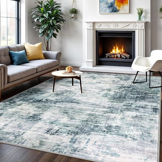 Modern Abstract Area Rugs 6x9 Ft Washable Rugs by iOhouze
