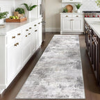 Abstract Runner Rug 3x10 Ft Washable Runners - Image 2