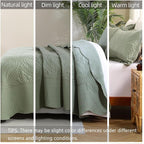 Cmfshape Oversize King Bedspread 128"x120", 3 Piece California King Quilt - Image 5
