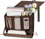 Bedside Caddy Organizer for Dorm Bed Rails by Retyion