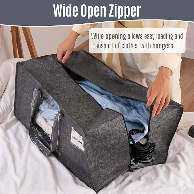VENO Heavy Duty Moving Bags, Storage Bags, 4 Pack | Packing Supplies, - Image 2