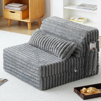 Folding Sofa Bed Convertible Sleeper Chair Mattress by TiitaHome