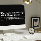AYRELY® 4.5" Analog Alarm Clock, Small Retro Desk Clock and Table Clock | - Image 4
