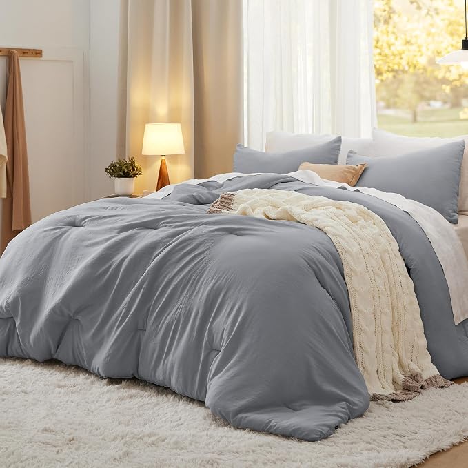 Bedsure King Comforter Set, 3 Pieces GentleSoft™ Bed Set, 1 Lightweight by Unknown