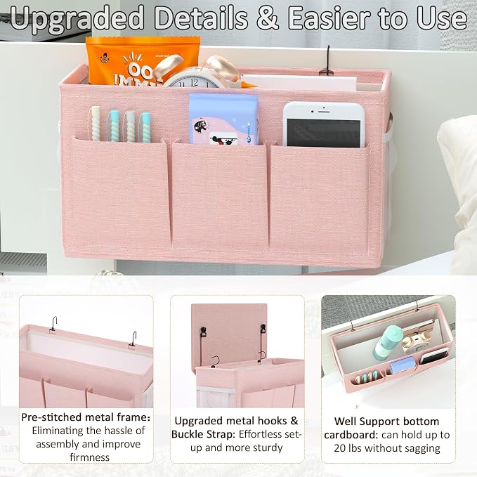 Bedside Caddy Storage Organizer - Image 4
