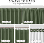 Joywell 100% Blackout Linen Curtains 63 Inch - Image 3