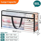 TasticTotes 8 Pack Clear Storage Bags - Image 2