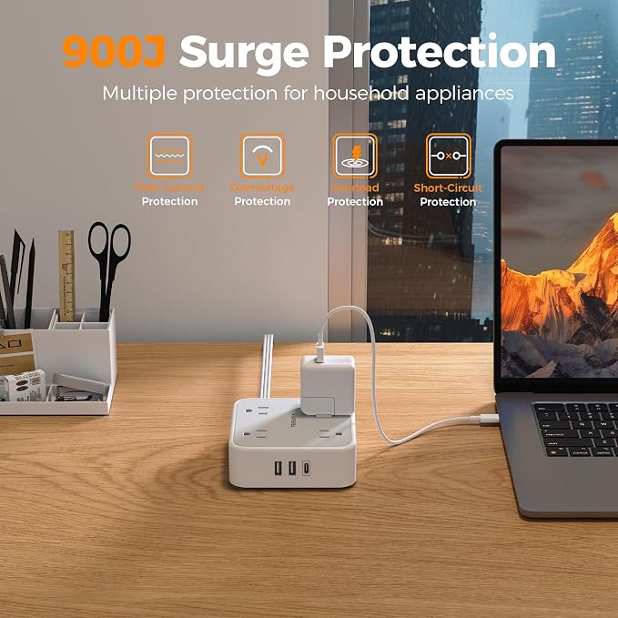 TESSAN Surge Protector Power Strip - Image 4