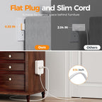 TESSAN 15Ft Grey Extension Cord - Image 6