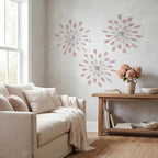 ZEXUIRU 3 Set Silver Starburst Wall Art by ZEXUIRU